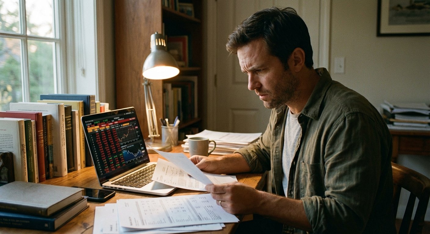 Инвестор анализирует убытки