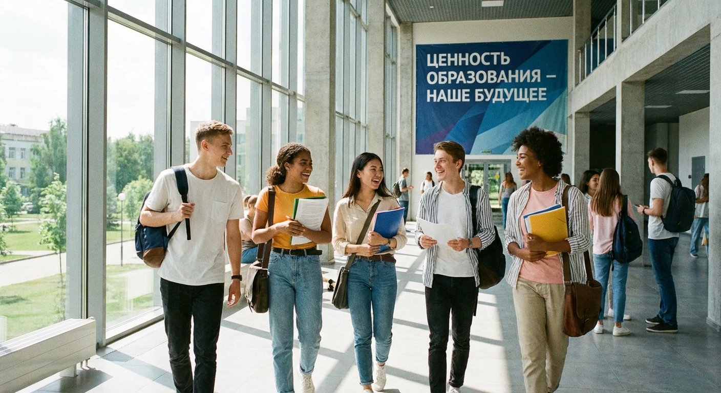 Студенты в университете