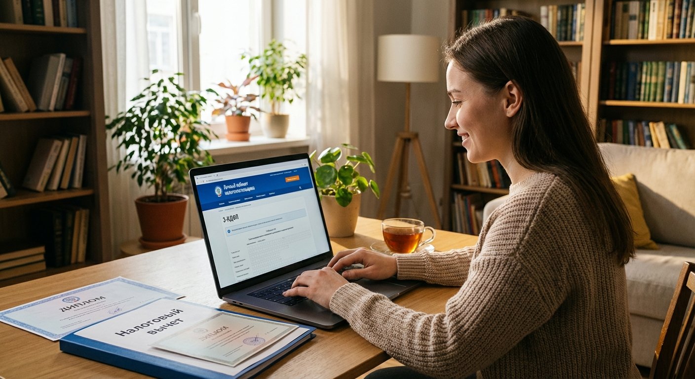 Подача декларации на вычет за обучение